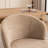 Modern Upholstered Dining Chairs, Boucle Fabric Swivel Barrel Chairs, Wingback Side Chairs, Vanity Chairs-218353164