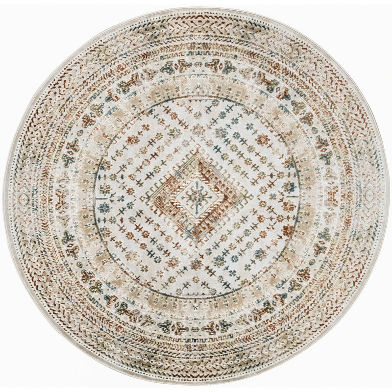 Kautz Oriental Indoor Rug, Round 7'10"