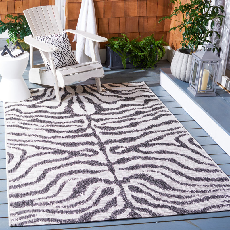 Aviyon Performance Animal Print Indoor/Outdoor Area Rug, Rectangle 8' x 10'