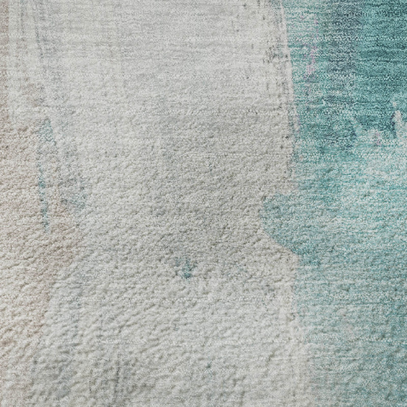 Premium Machine Washable Abstract Rug, Rectangle 2'6" x 3'10"