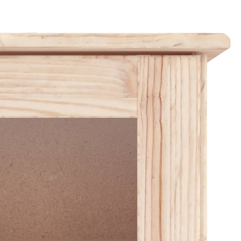 Aariona 77cm Solid Wood Sideboard, Brown