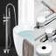 Garniture de robinet de baignoire autoportante à fixation sur plateau avec douche à main