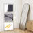 61-Inch Full Length Mirror, Black