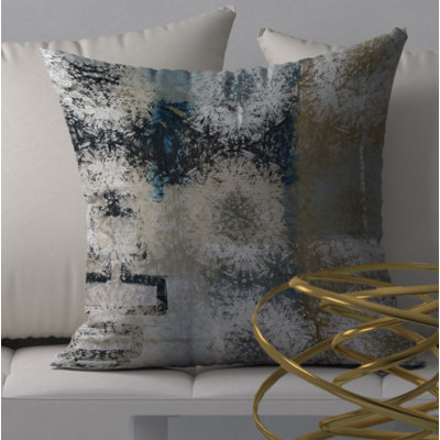 Housse de coussin décorative carrée et insert