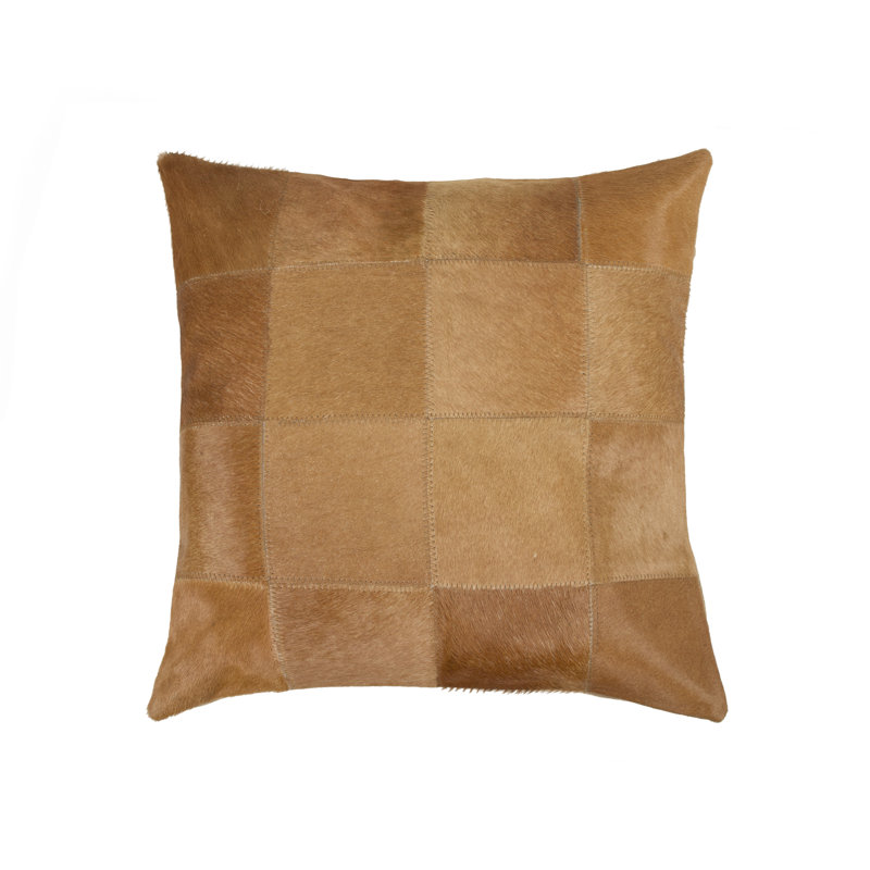 Reversible Throw Pillow, Tan