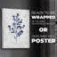 Indigo sauvage II - Impression sur toile seulement - SANS CADRE-117853509