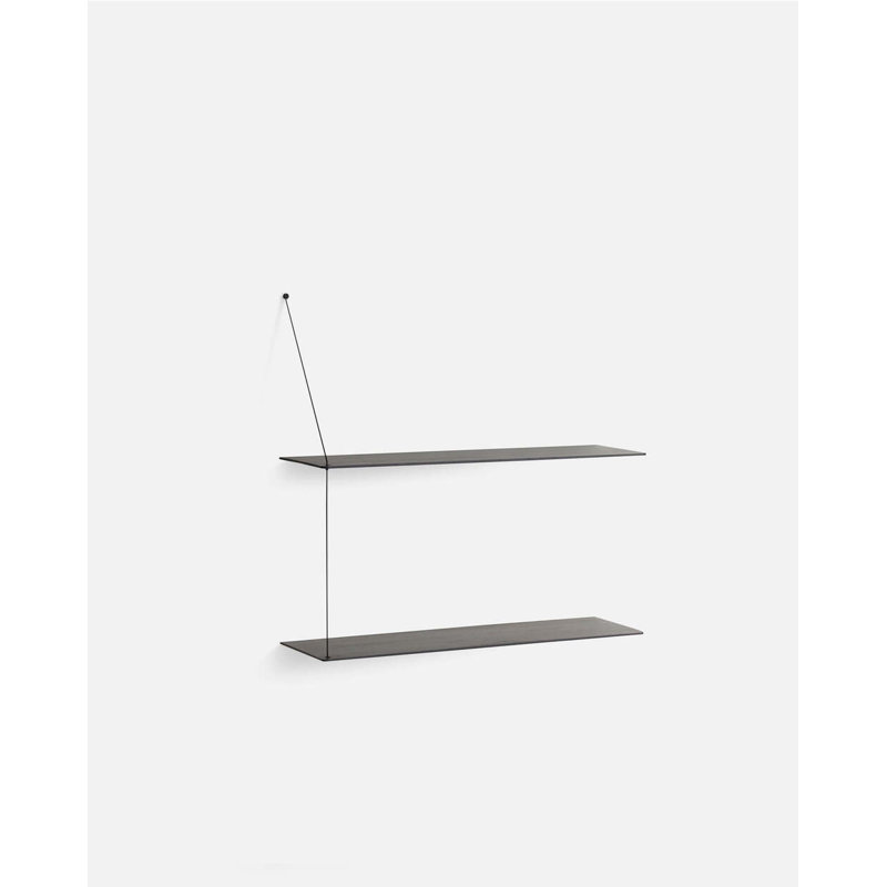 Stedge Shelf (60 Cm), Black, 47.2" H x 31.5" W x 8.7" D