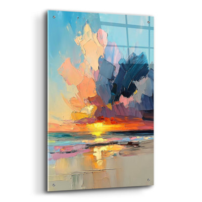 «Rainbow Clouds» par Svetlana Aleynikova, art mural en verre acrylique
