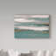 « gilded storm i bleu-vert », reproduction d’art sur toile tendue-31867086