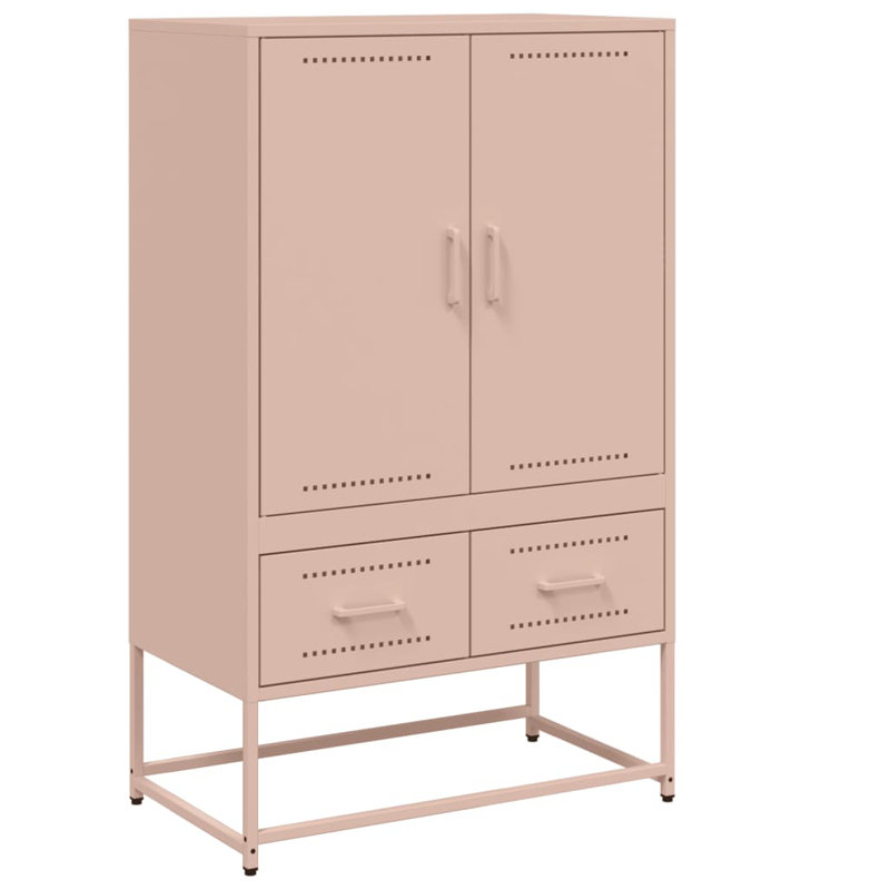 Storage Cabinet, Antique pink and pink