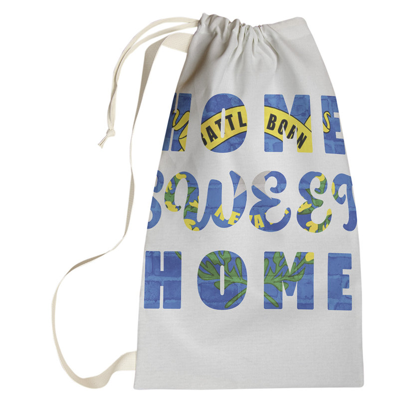Fabric Laundry Bag with Handles, Large (76.5" H x 29.5" W x 1.5" D), Nevada
