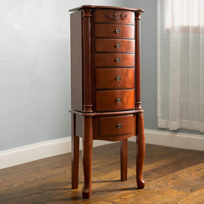 Adona 15.75'' Wide Freestanding Jewelry Armoire