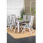 Jayesh 6 - Person Solid Wood Patio Dining Set Extendable Rectangular Table-1474623068-1474623069