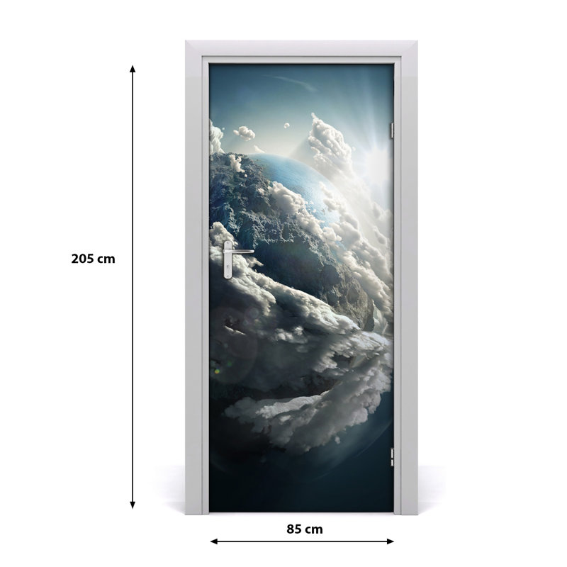 On Planet Earth Door Decal