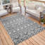 Tapis d'extérieur réversible noir / blanc Lucia-96692597