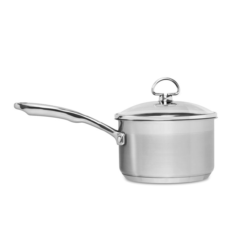 Chantal Induction 21 Steel® Saucepan with Lid, 2 Quarts