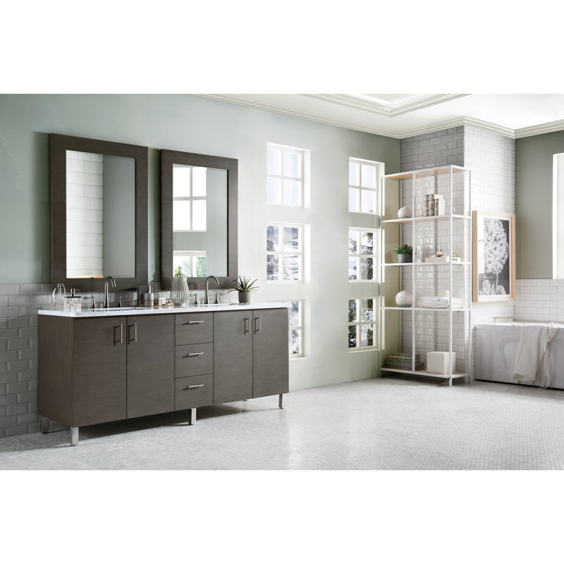Dodie 72'' W Double Vanity, Silver Oak, MCRW8044