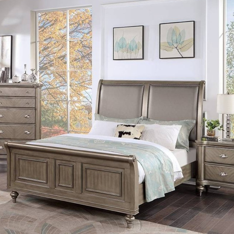 Tête de lit à deux panneaux de style moderne de luxe moderne, Grand