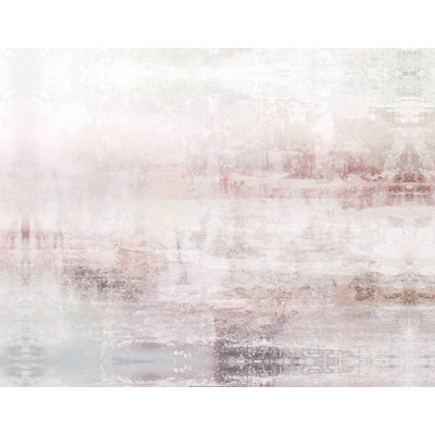 Merlot Blush Abstract - Painting Print
