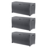 Suncast 21.5'' W 73 Gallons Water Resistant Plastic Lockable Deck Box in Black