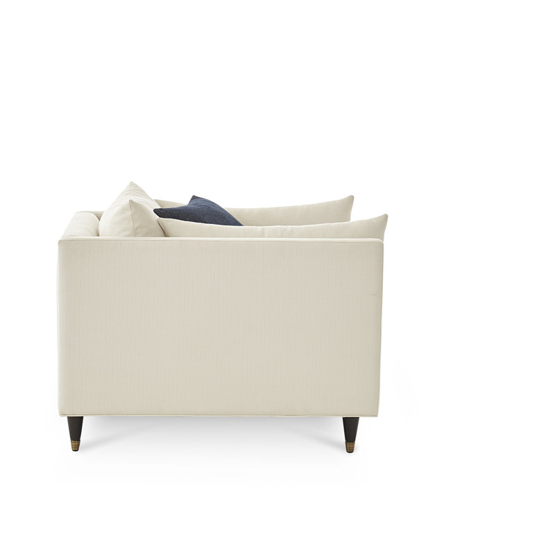 Touffeté de 45 po de largeur Zehava, Chenille Heavenly Java