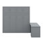Grand lit escamotable avec bureau, tablettes et armoires