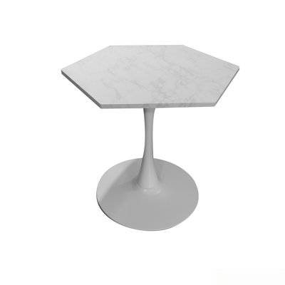 29" H Modern Hexagonal Coffee Table