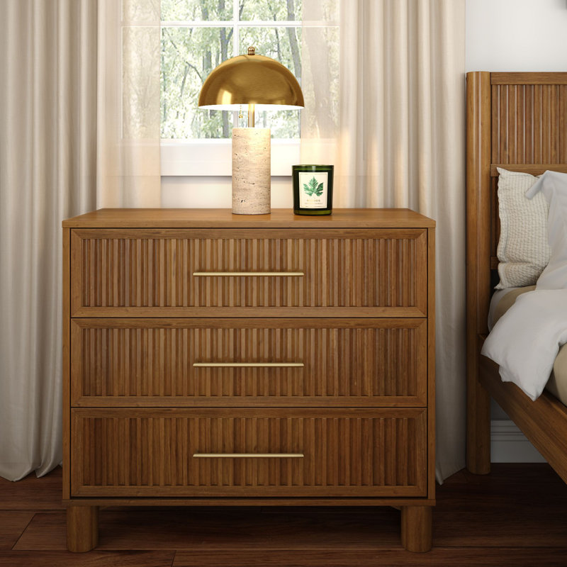 Commode 3 tiroirs Sera, Pacanier