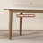White Rectangular Sintered Stone tabletop Dining Table-110983094