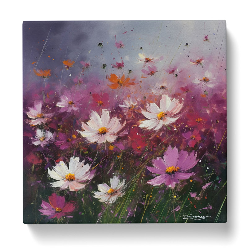 Cosmos Impressionism No.2 - Wrapped Canvas