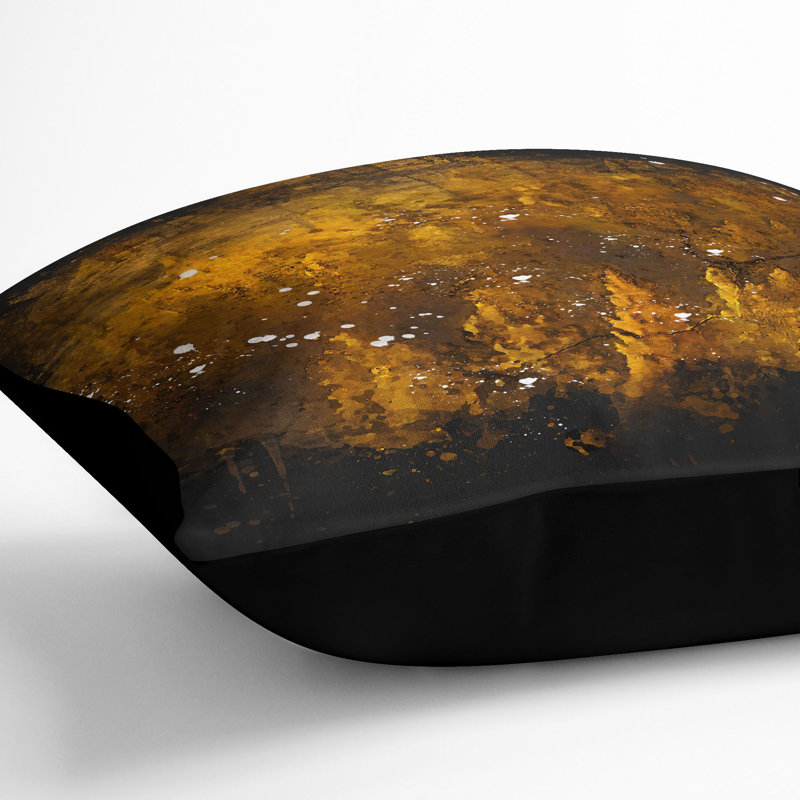 Square Cushion, 55cm H x 55cm W x 20cm D, Black