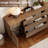 94.5" Wooden Reeded Sideboard With Built-In Charging Station, 4-In-1 Modern Credenza Storage Cabinet For Kitchen, Dining Room-138599776