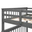 Lit superposé d'escalier avec rangement et garde-corps pour chambre à coucher, dortoir
