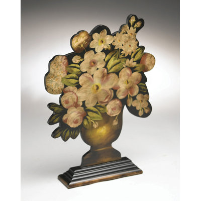 Oakengates Flower Basket Silhouette Sculpture