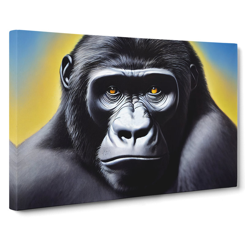 Rare Gorilla - Wrapped Canvas Print, 40cm H x 60cm W x 3cm D