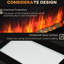 Foyer mural noir 28,5 ", 1500 W, effet de flamme, 7 couleurs, foyer mural 28,5" de style américain avec puissance 1500W,