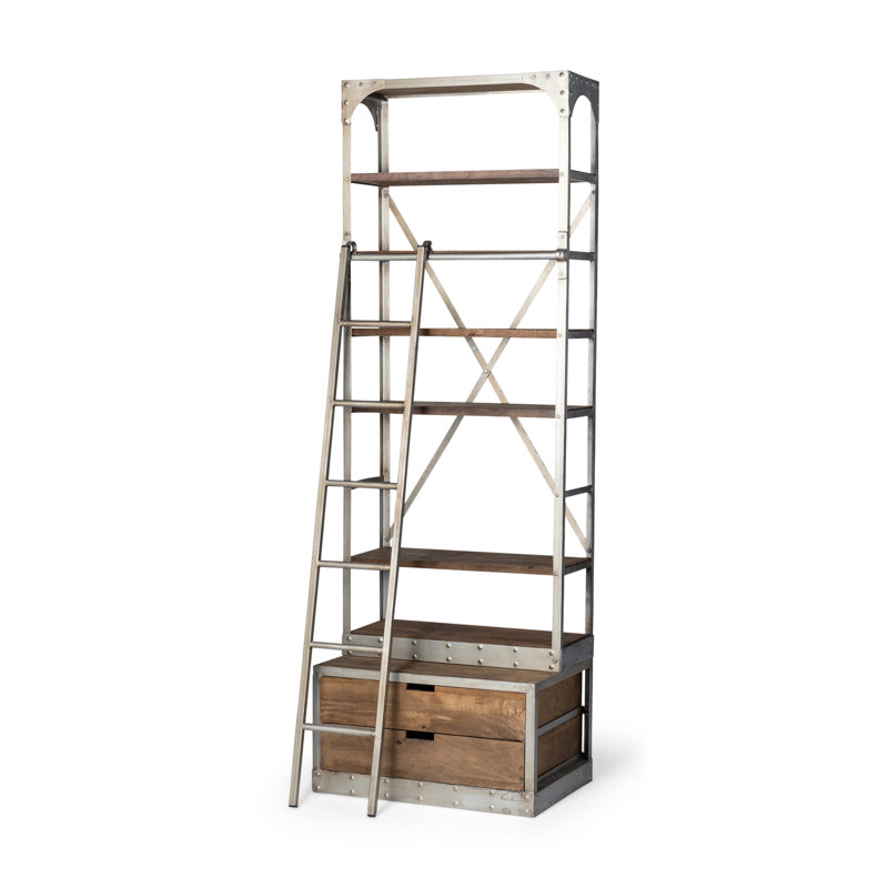 Brodie Bookcase, Silver