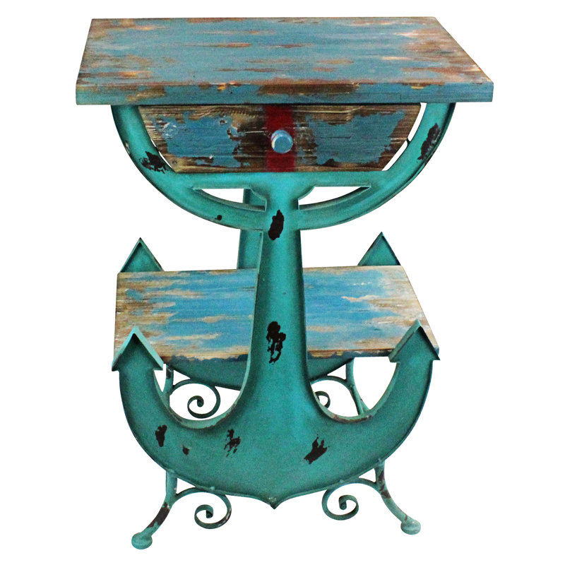 Anchors Aweigh Coastal End Table