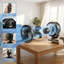 10" Desk Fan SmartVoice & Remote Control - 12H Timer-  6 Speeds-129704410