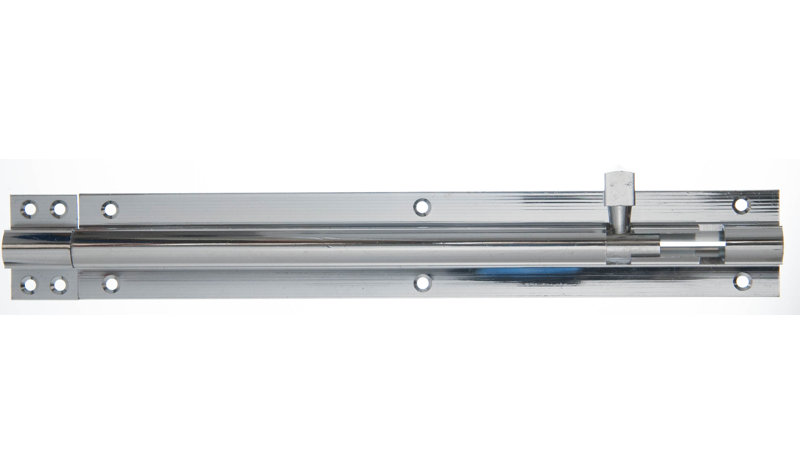 Kendleton Straight Bolt, 20cm H x 3.8cm W x 1.5cm D, Satin Chrome