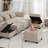10-Piece Oversized 88.6'' Wide Chenille Freely Combined Modular Sofa Bed King Sleeper Variable Livingroom Large U Shaped Sofa Storage Couch Green-163335707-163335708