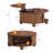 Round Coffee Table With Lifting Top,33.46” Lift Top Coffee Table With Storage-1350401346