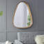 Miroir Irrgeular avec cadre en bois