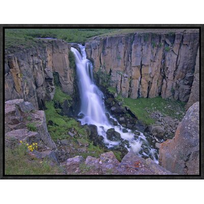 North Clear Creek Falls Cascading Down Cliff, Colorado by Tim Fitzharris Framed Photographic Print on Canvas -  Global Gallery, GCF-396422-1216-175