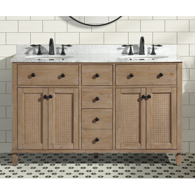 Ensemble de meuble-lavabo double 55 po Berkely