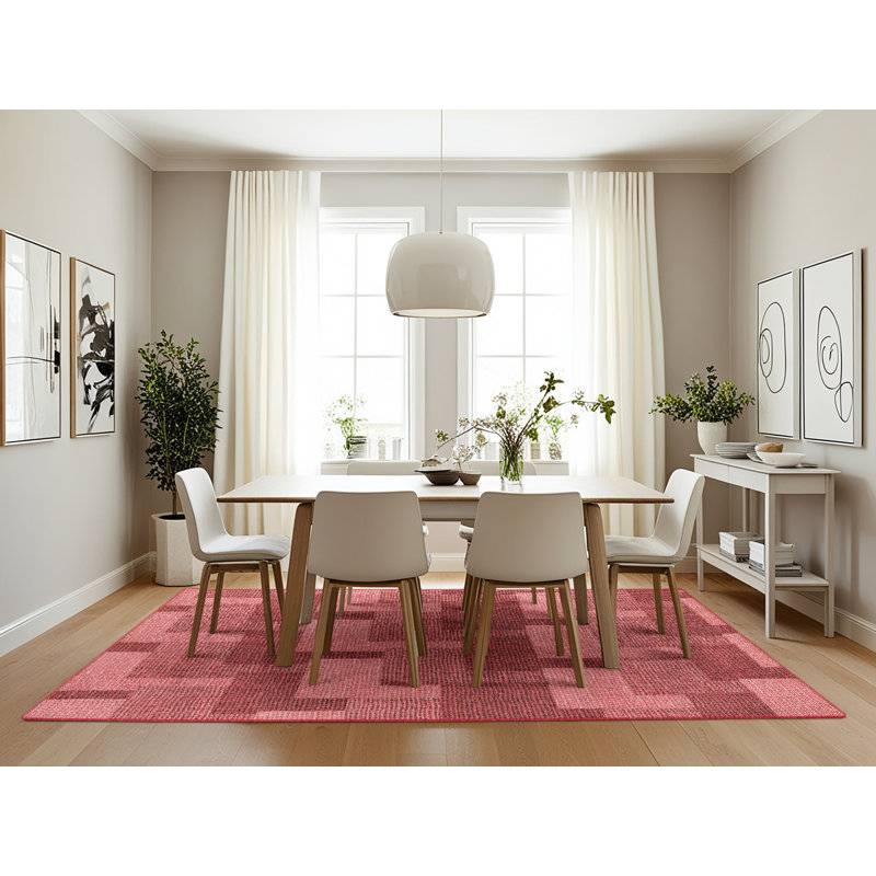 Gino Performance Wool Geometric Indoor Rug, Rectangle 7' x 10'