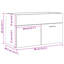 80mm Single Bathroom Vanity with Basin
