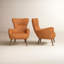 Apollo Genuine Leather Wingback Lounge Chair-52862762