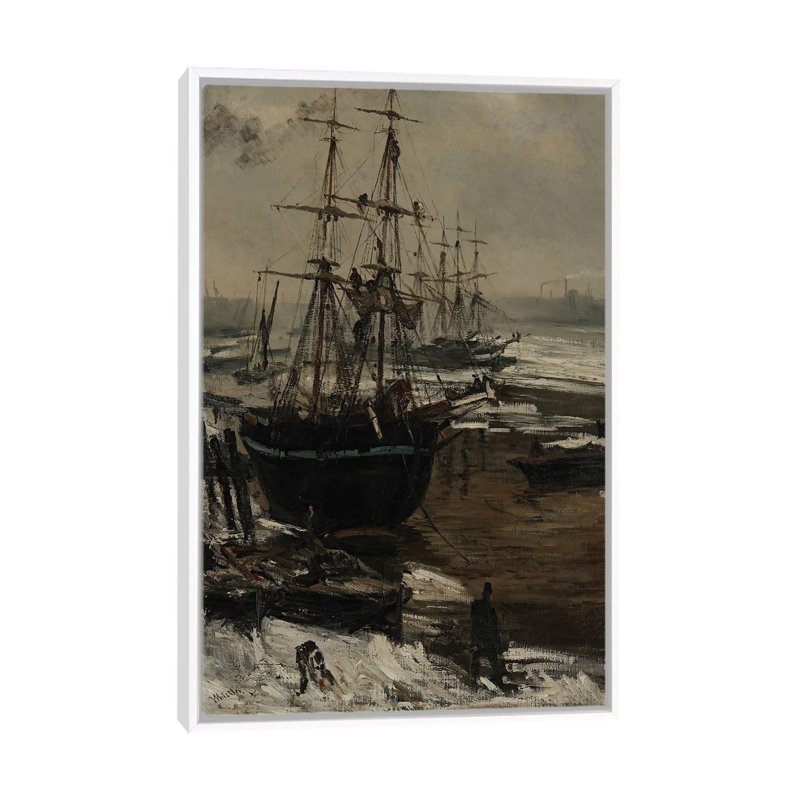 Print, 152.4 cm H x 101.6 cm W x 4.445 cm D, White