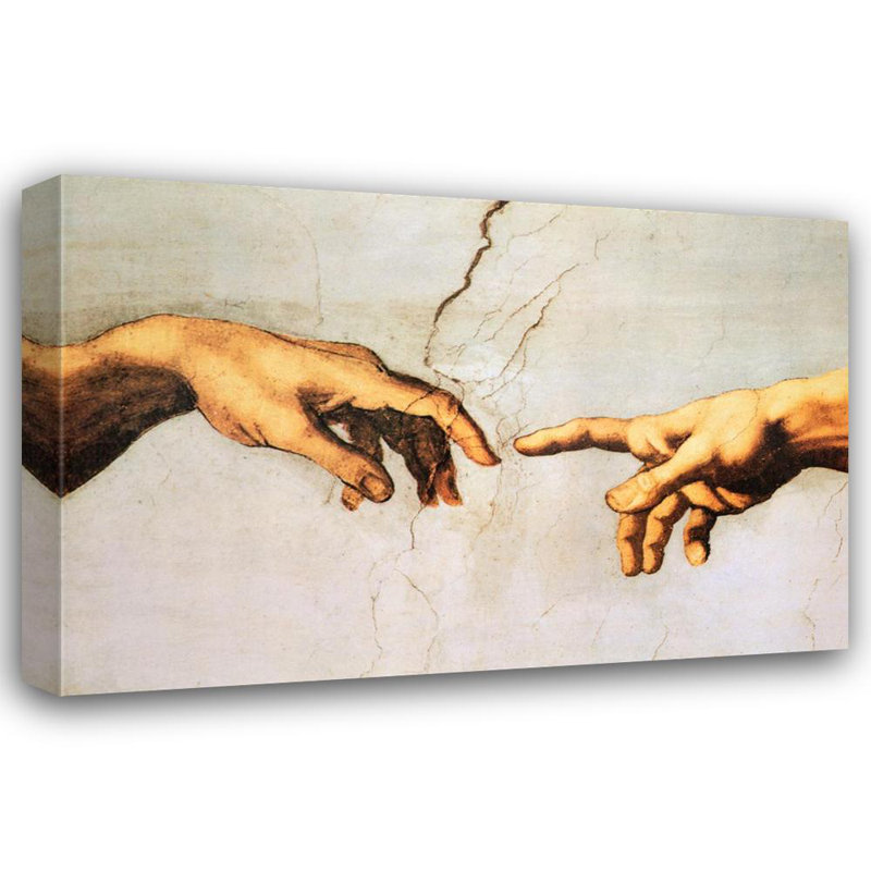 Creation of Adam, 12" H x 18" W